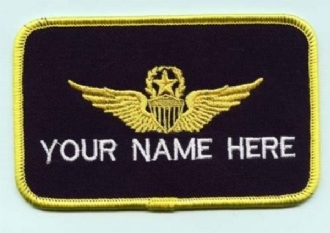 US ARMY COMMAND PILOT   NAME BADGE