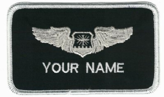 USAF REGULAR NAVIGATOR WING NAME BADGE