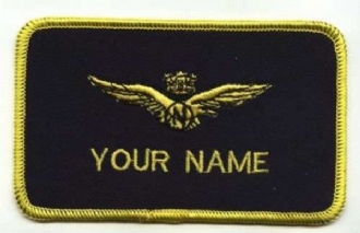 ITALIAN NAVIGATOR NAME BADGE