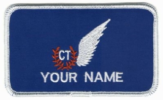 CT WING NAME BADGE