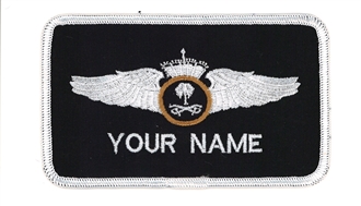 SAUDI PILOT 1 LINE NAME BADGE