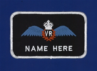 RESERVE PILOT (AIR EXPERIENCE) VR  1 LINE NAME BADGE