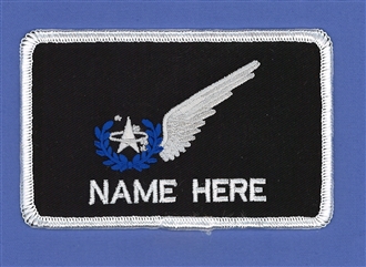 SPACE COMMAND 1 LINE NAME BADGE