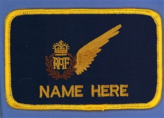 70 SQN WSOP 1 LINE NAME BADGE - ST EDWARDS CROWN