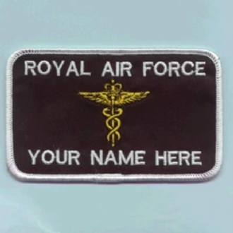 RAF MEDIC WING NAME BADGE