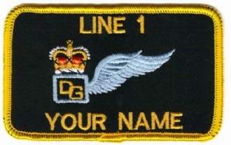 DOOR GUNNER (AAC) NAME BADGE