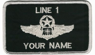 USAF NAV COMMAND WING NAME BADGE