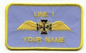 RAF PADRE NAME BADGE