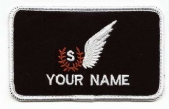 RAF SIGNALLER NAME BADGE