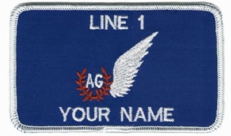 RAF AIR GUNNER NAME BADGE