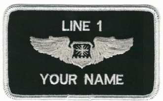 USAF NAVIGATOR NAME BADGE