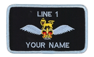 AAC / ARMY AIR CORPS 2 LINE NAME BADGE