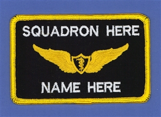 US ARMY MEDIC 2 LINE NAME BADGE