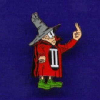 PHANTOM SPOOKMAN (WITH FINGER) PIN BADGE