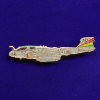 EA-6 PROWLER SIDE VIEW  PIN BADGE