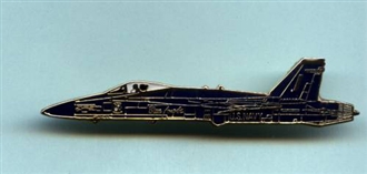 F-18 BLUE ANGELS PIN BADGE