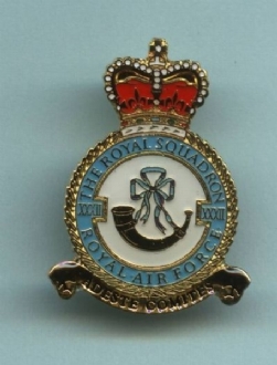 32 SQN CREST PIN BADGE