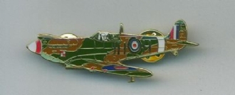 SPITFIRE 3/4 TURN PIN BADGE