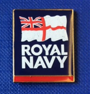 ROYAL NAVY LOGO PIN