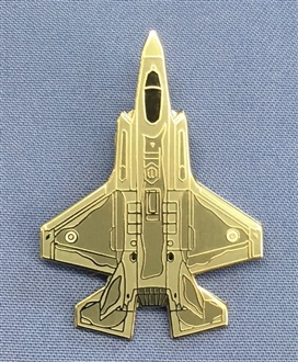 F35 LIGHTNING PIN BADGE