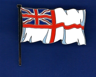 ROYAL NAVY ENSIGN FLAG PIN