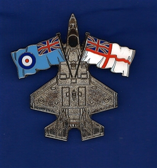 F35 FLAGS PIN BADGE