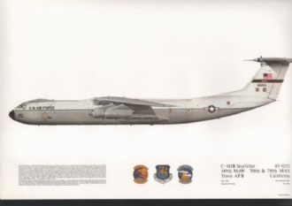 132B C141 B STARLIFTER SQN PRINT