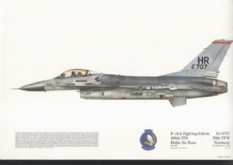 176 F16A FIGHTING FALCON SQN PRINT