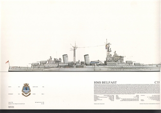 W8  -  HMS BELFAST C35 RN SQN PRINT