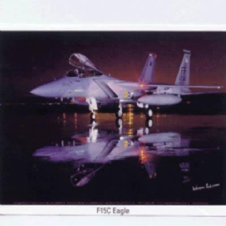 F-15C EAGLE SILVER REFLECTION POSTER