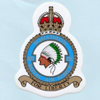 121 SQN CREST STICKER