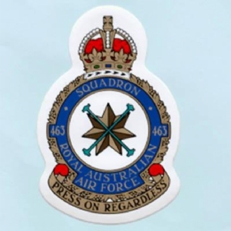 463 SQN CREST RAAF STICKER