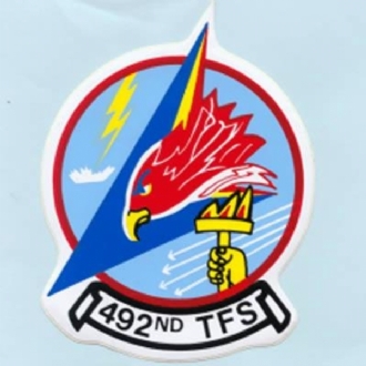 492 TFS USAF STICKER