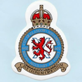 602 SQN CREST (KINGS CROWN) STICKER