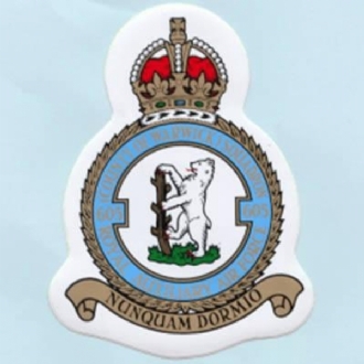 605 SQN CREST STICKER