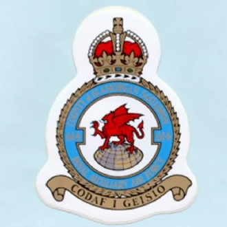 614 SQN CREST STICKER