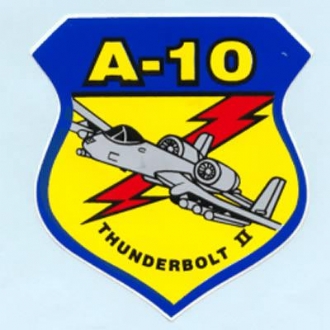 A-10 THUNDERBOLT II STICKER