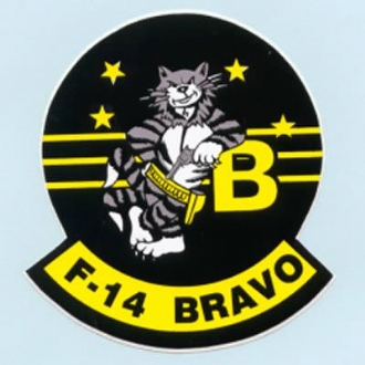 F-14 BRAVO STICKER
