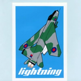 LIGHTNING SQUARE STICKER