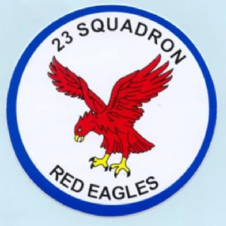 23 SQN RED EAGLES STICKER