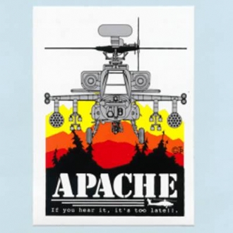 AH-64 APACHE STICKER