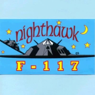 F-117 NIGHTHAWK STICKER