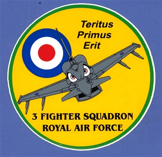 3 SQN ROUND STCKER