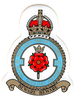 611 SQN CREST STICKER