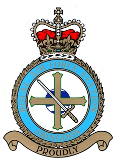 RAF ABINGDON CREST STICKER