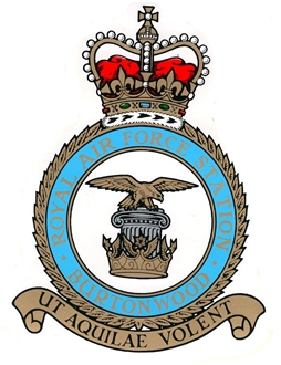 RAF BURTONWOOD CREST STICKER