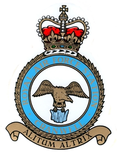 RAF CRANWELL CREST STICKER