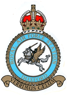 RAF DUXFORD CREST STICKER