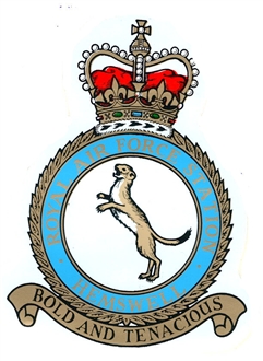 RAF HEMSWELL CREST STICKER