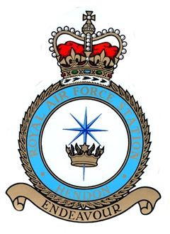 RAF HENDON CREST STICKER